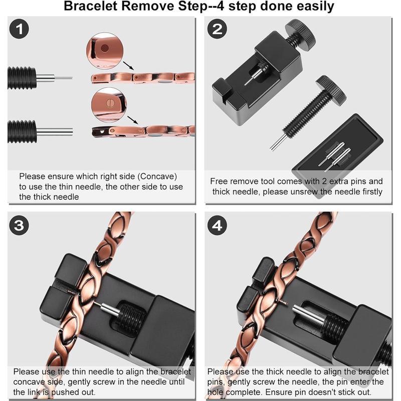 🔥Copper magnetic bracelet——Relieve fatigue and promote blood circulation