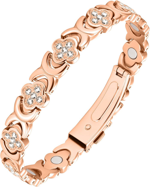 ✨✨✨Diystar® Copper Bracelets for Women. Pure Copper Magnetic Bracelet with 3800 Gauss Effective Magnets