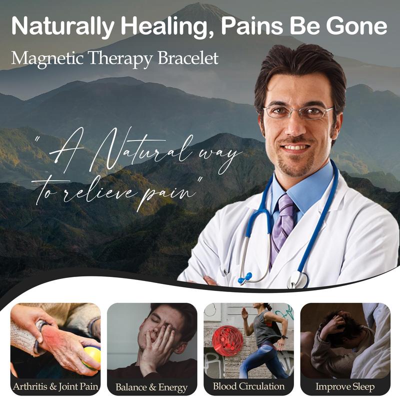 🔥Copper magnetic bracelet——Relieve fatigue and promote blood circulation