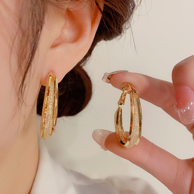 🔥Lymphatic fashion Oval Earrings(Limited Time Discount 🔥 Last Day)