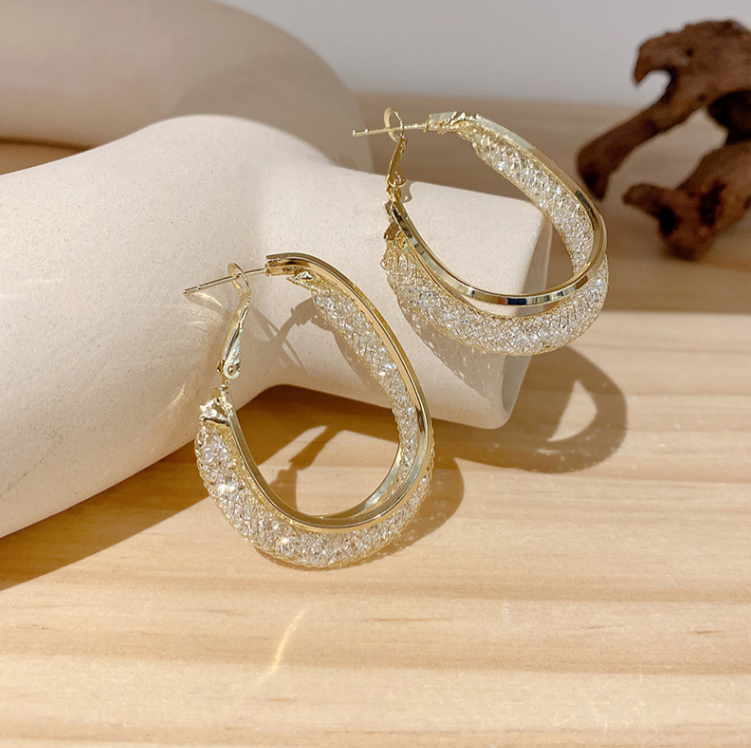 🔥Lymphatic fashion Oval Earrings(Limited Time Discount 🔥 Last Day)