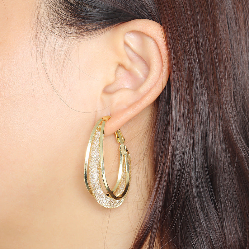 🔥Lymphatic fashion Oval Earrings(Limited Time Discount 🔥 Last Day)