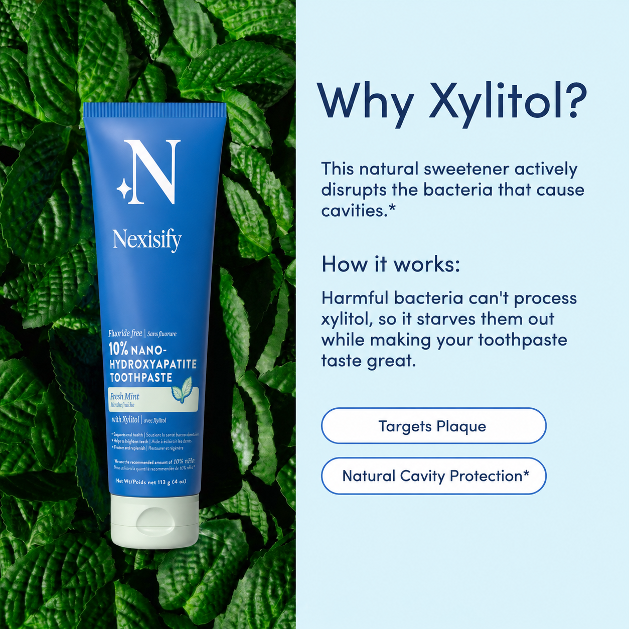 🔥LAST DAY 50% OFF!!Nexisify 10% Nano-Hydroxyapatite Toothpaste
