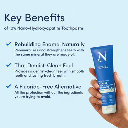 🔥LAST DAY 50% OFF!!Nexisify 10% Nano-Hydroxyapatite Toothpaste