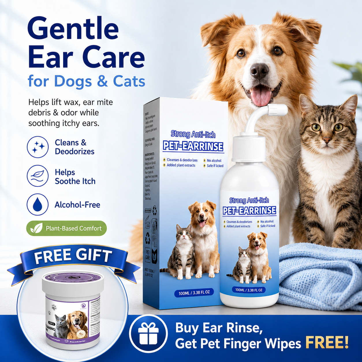 👩‍⚕️Muwix® Pet Ear Cleansing Solution