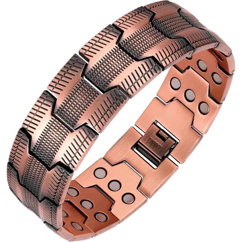 🔥Copper magnetic bracelet——Relieve fatigue and promote blood circulation