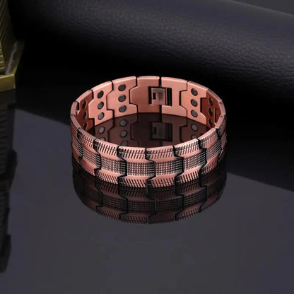 🔥Copper magnetic bracelet——Relieve fatigue and promote blood circulation