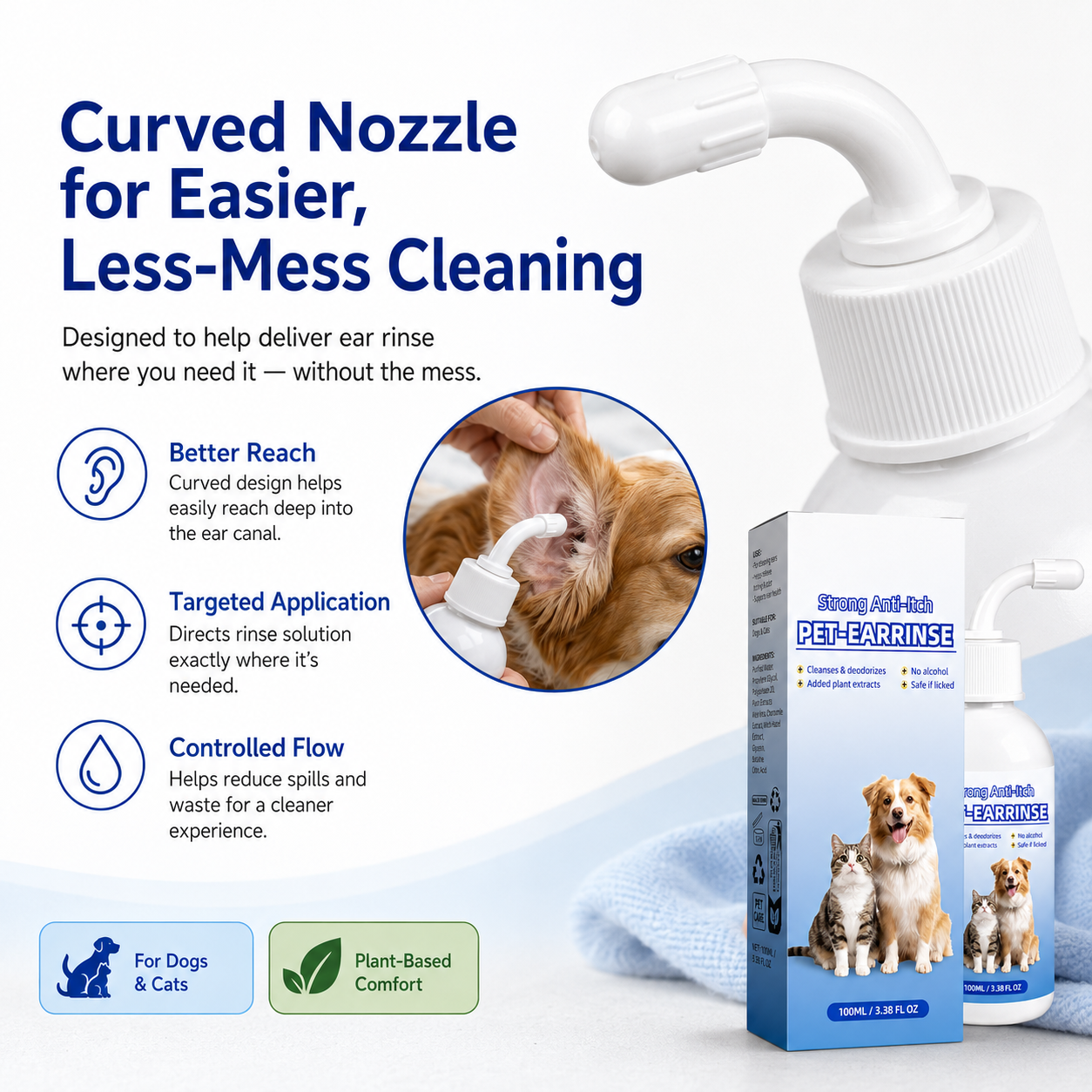 👩‍⚕️Muwix® Pet Ear Cleansing Solution