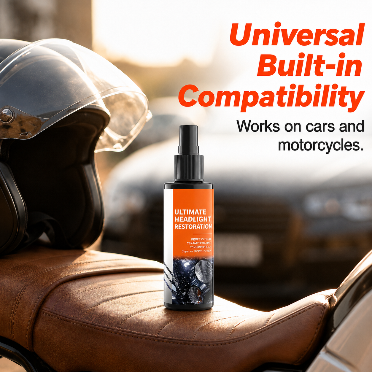 Professional Headlight Restoration Spray Kit