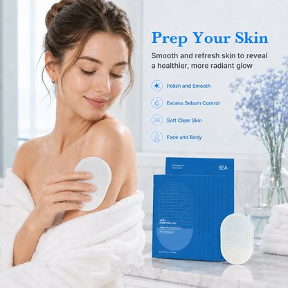 🔥🔥Body Exfoliating Scrub Pads For Bumpy Flaky Skin 5 Pack