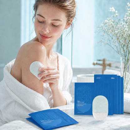 🔥🔥Body Exfoliating Scrub Pads For Bumpy Flaky Skin 5 Pack