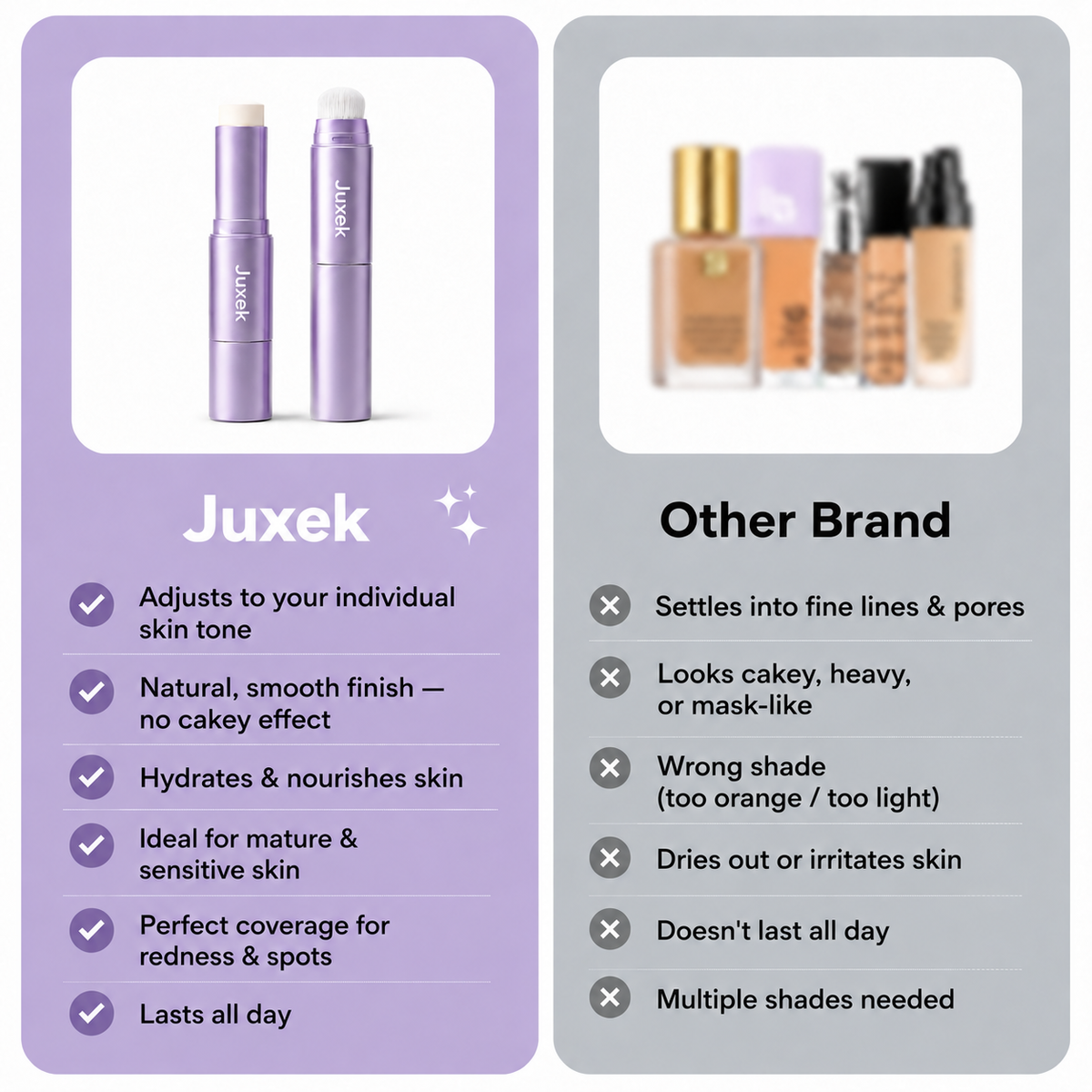 Changing Foundation Stick – The stick that makes mature skin glow again