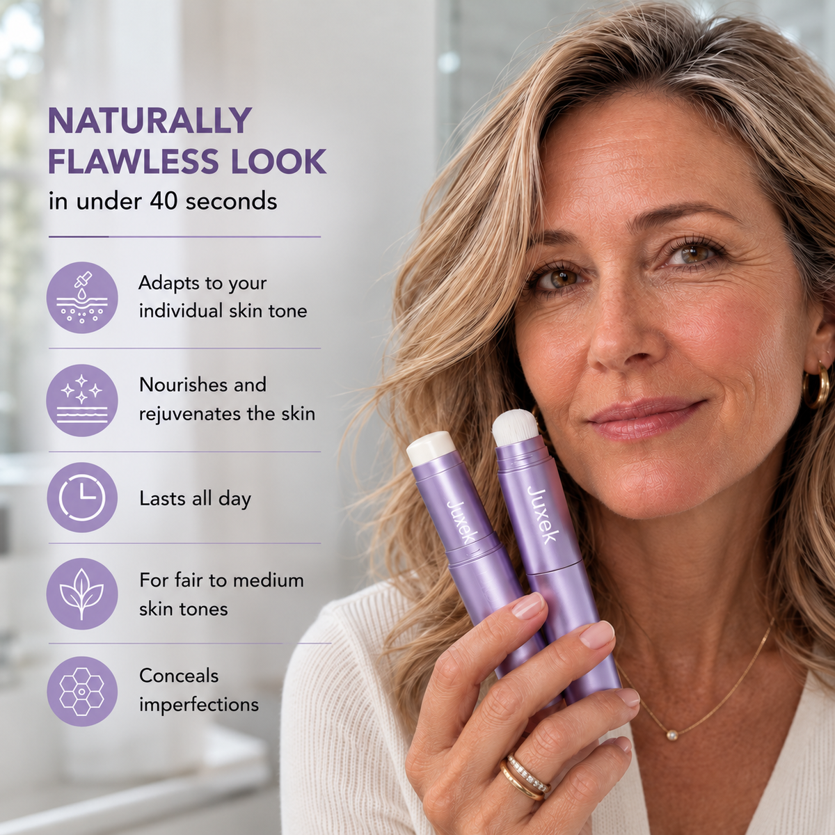 Changing Foundation Stick – The stick that makes mature skin glow again
