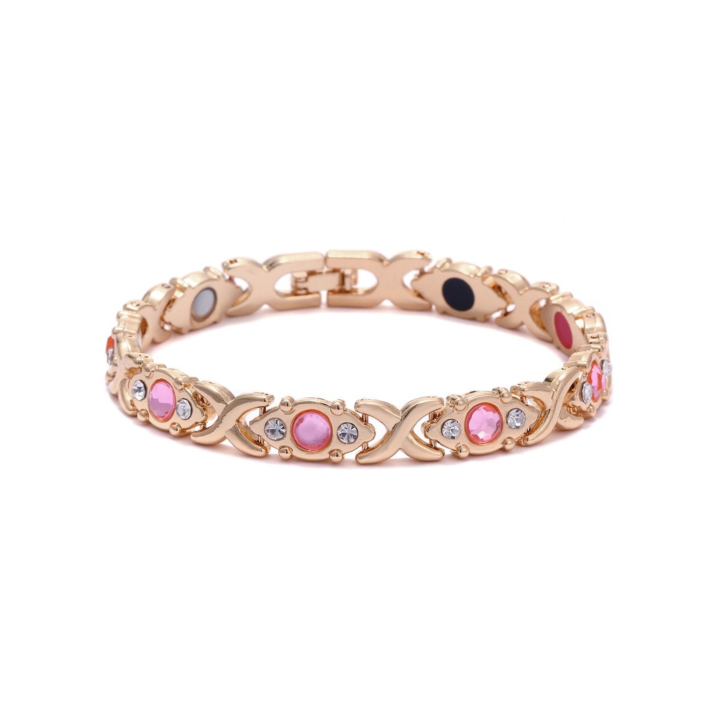 ✨✨✨Diystar® Copper Bracelets for Women. Pure Copper Magnetic Bracelet with 3800 Gauss Effective Magnets