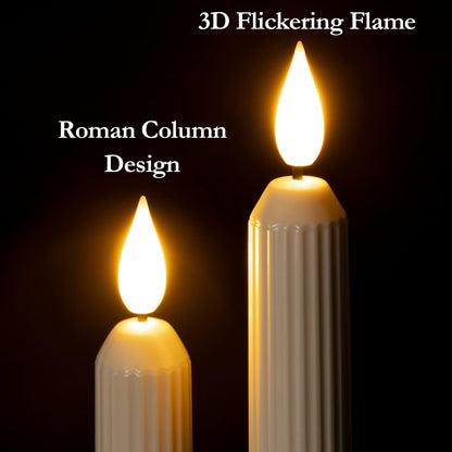 6-Pack Christmas Window Candles – Automatic Dusk-to-Dawn LED Lights